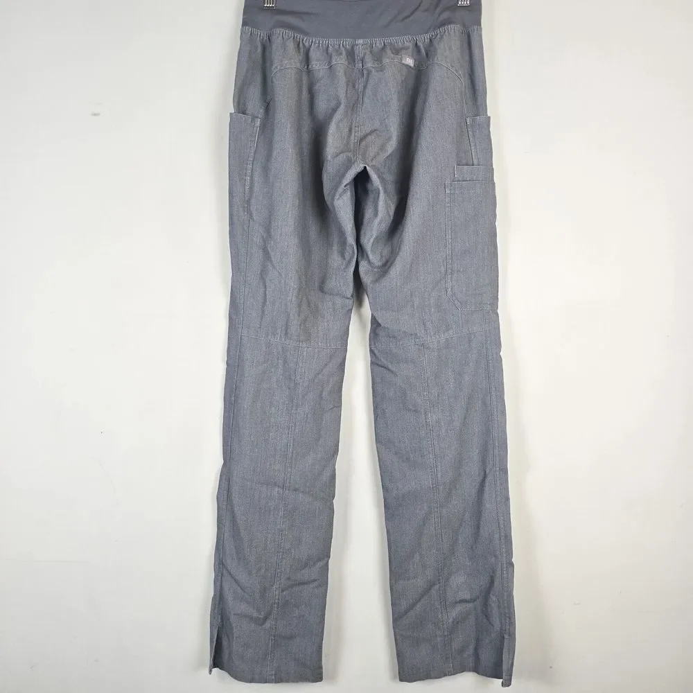 FIGS Pants Technical Collection‎ Kade Cargo Scrub Gray Womens XS/T .E132